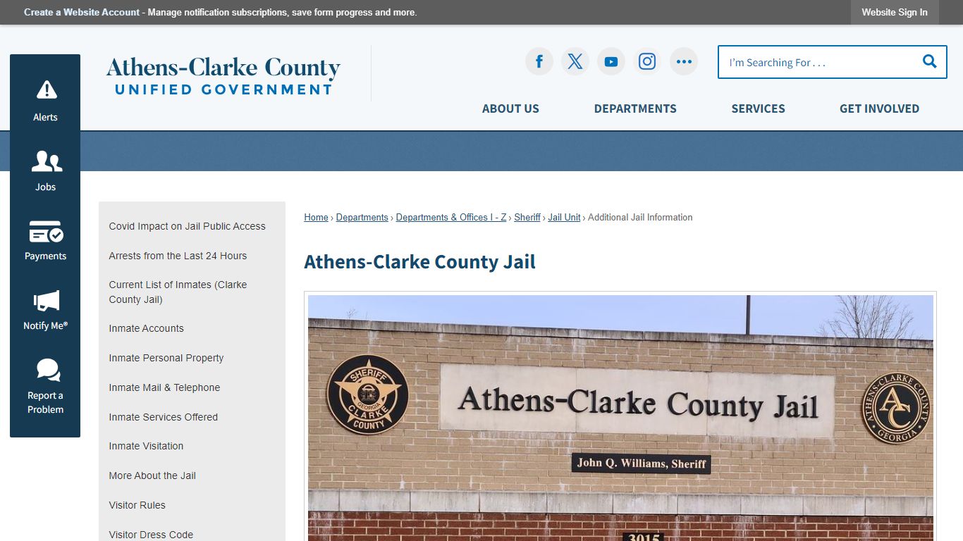 Athens-Clarke County Jail | Athens-Clarke County, GA - Official Website